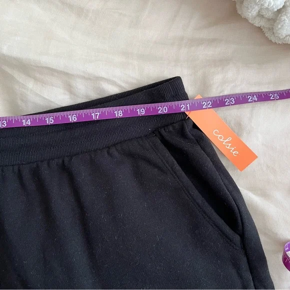 NWT Women's Fleece Lounge Shorts in Black - Colsie, Target - Picture 6 of 7